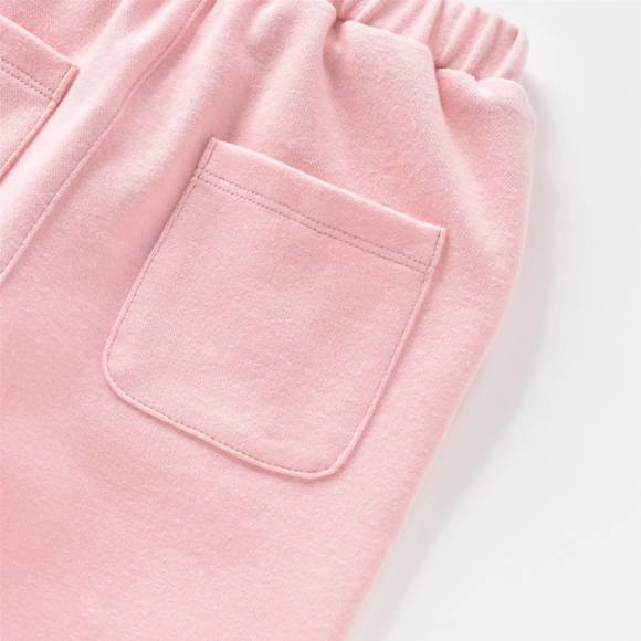 NEW AIMAMA toddler girl ruffled pocket pant in pink - Picture 4 of 4